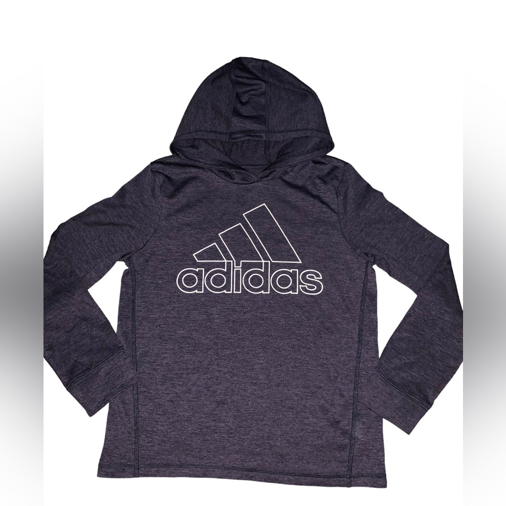 Boys Adidas ‘Climalite Athletic Hooded LS Shirt Size 8/Small